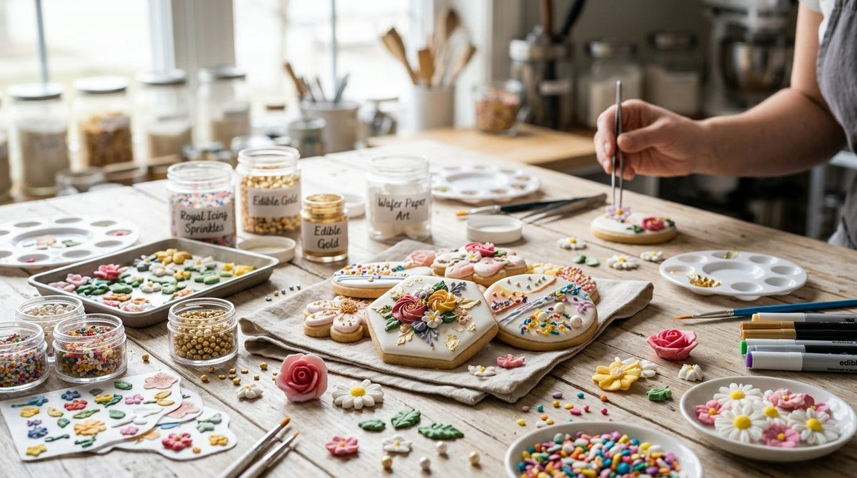 Edible cake decorations for cookie decorators: complete 2026 guide
