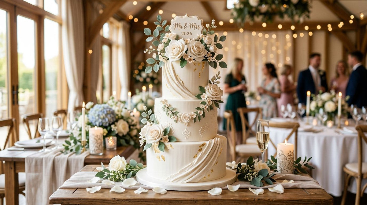 Edible cake toppers for weddings: complete 2026 guide
