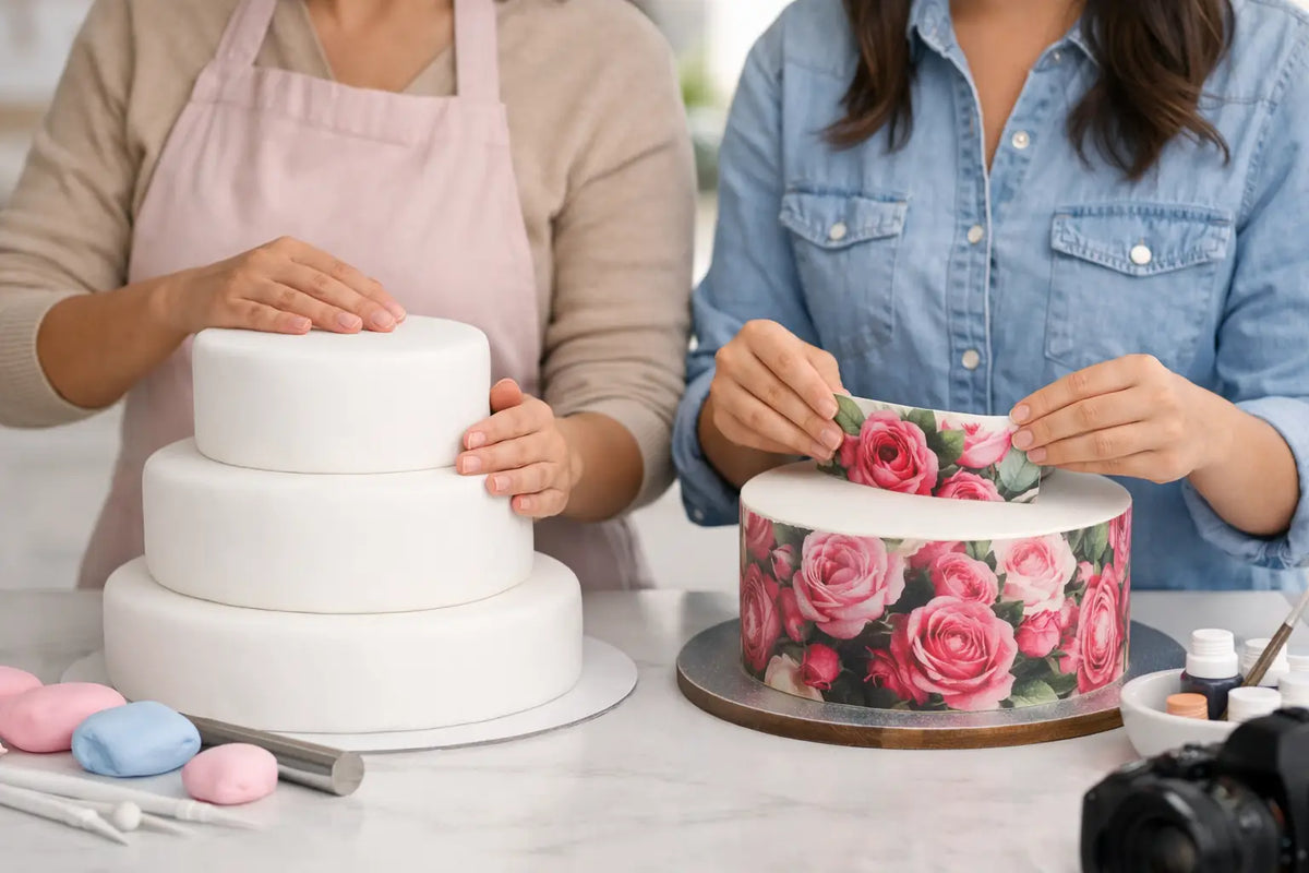 Fondant Versus Edible Images for Your Cake