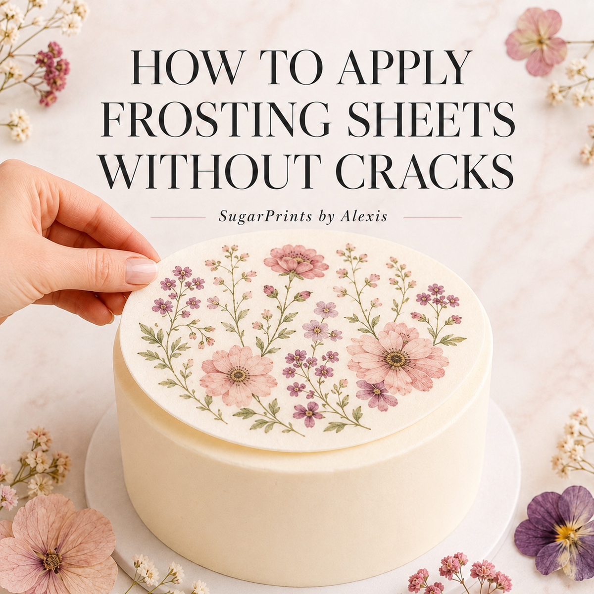 How to Apply Frosting Sheets Without Cracks