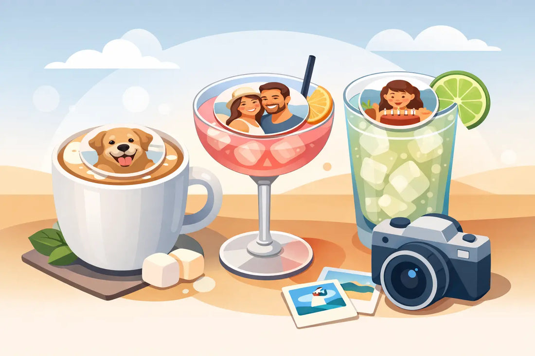 Photo Drink Toppers That Make Every Sip Personal