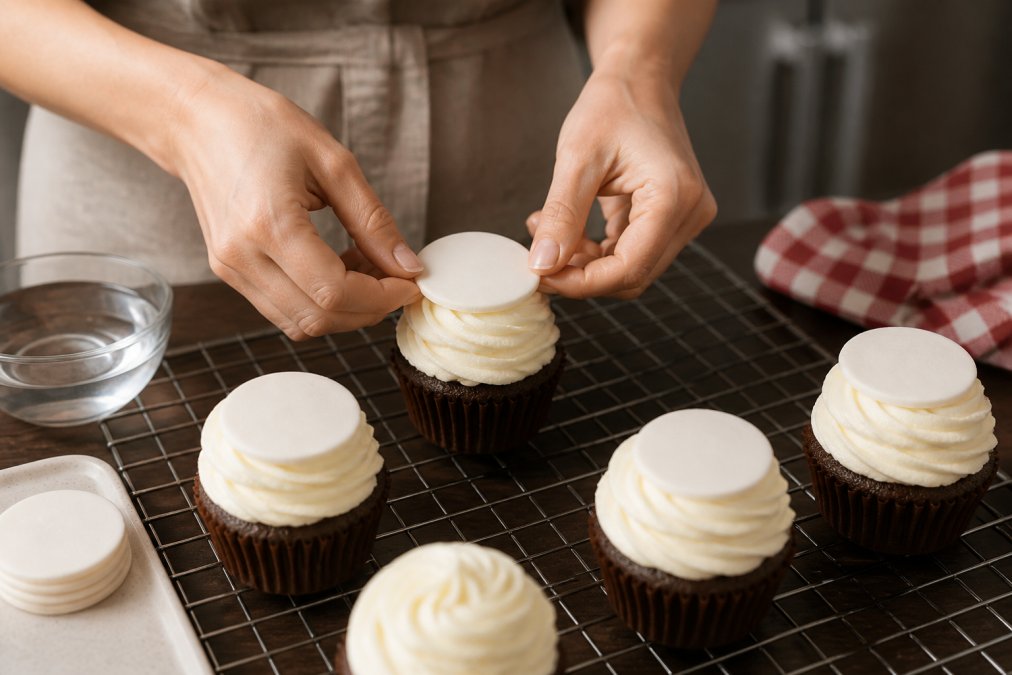 How to Apply Edible Cupcake Toppers: Step-by-Step