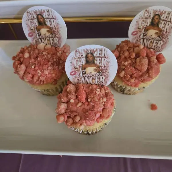 Edible Photo Cupcake Toppers That Feel Personal