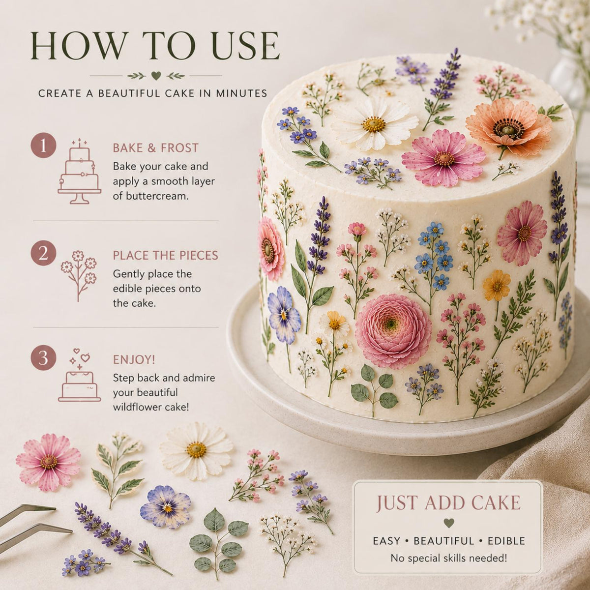 Floral Dessert Styling Guide for Beautiful Tables