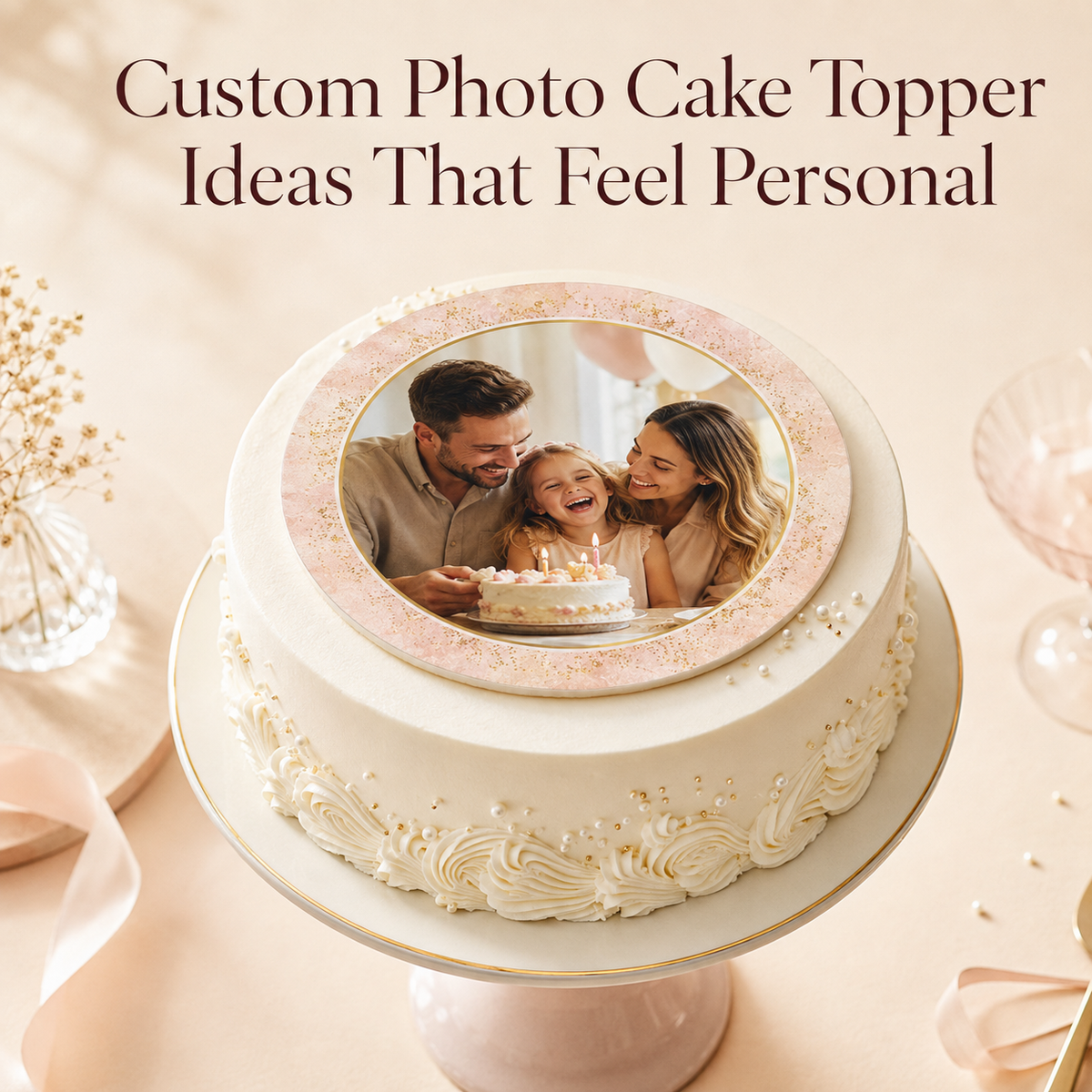 Custom Photo Cake Topper Ideas That Feel Personal