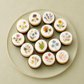Edible Wildflower Cupcake Toppers Pressed Flower Cake Decorations Set of 12 Wafer Paper or Icing Sheets