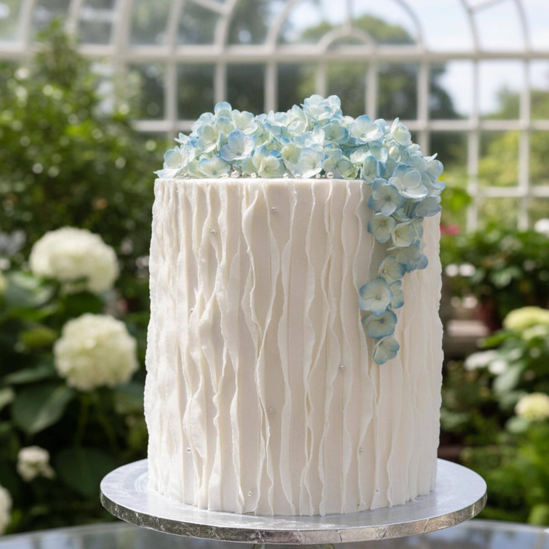 Pre Cut Wafer Paper Ruffle Strips Edible Cake Ruffles Wedding Birthday Cakes Pre cut wafer paper ruffle strips, 21 cm by 2 cm, edible cake decoration.