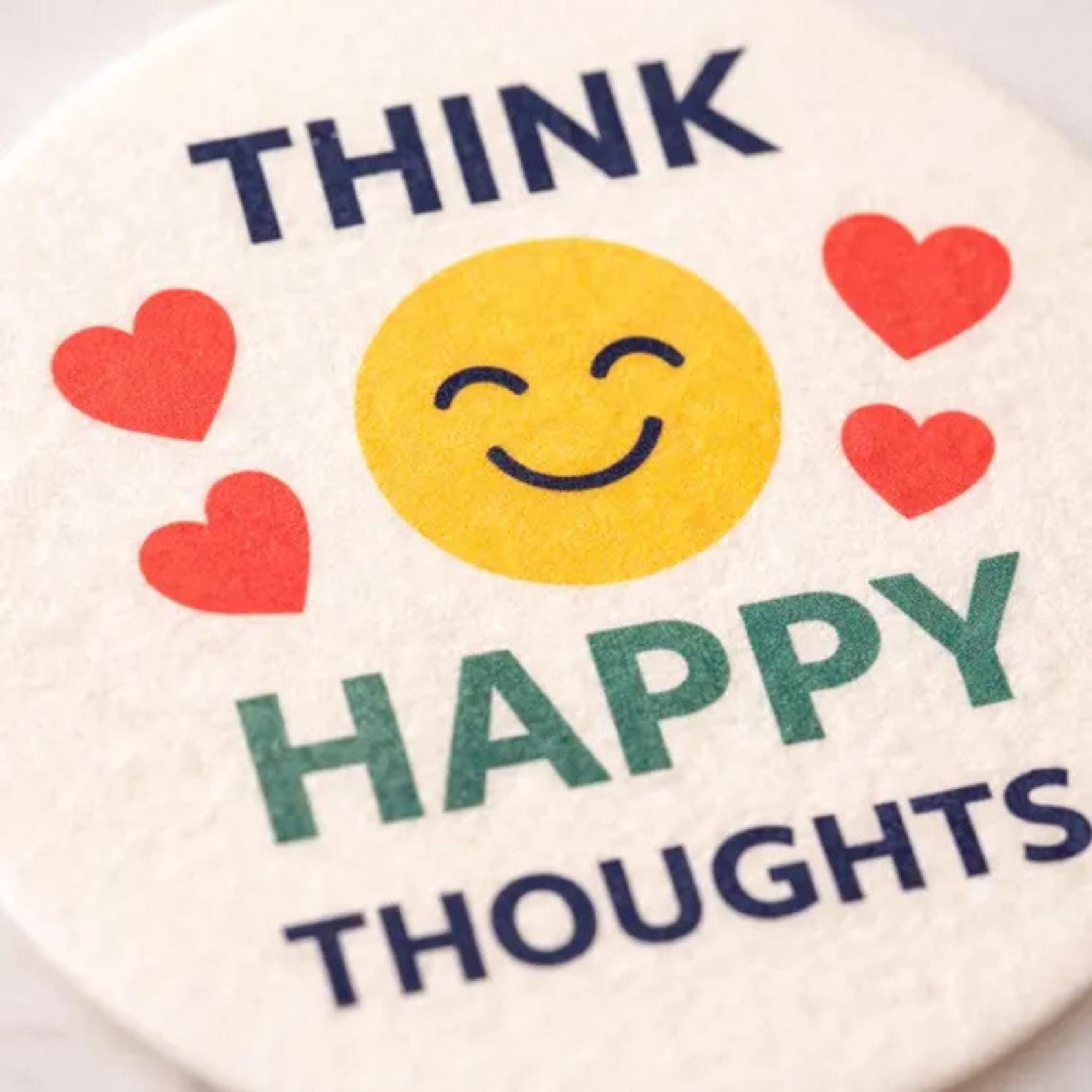 CUSTOM COFFEE Toppers EDIBLE Art: Positive Vibes Drink, Gluten Free, Set Of 12