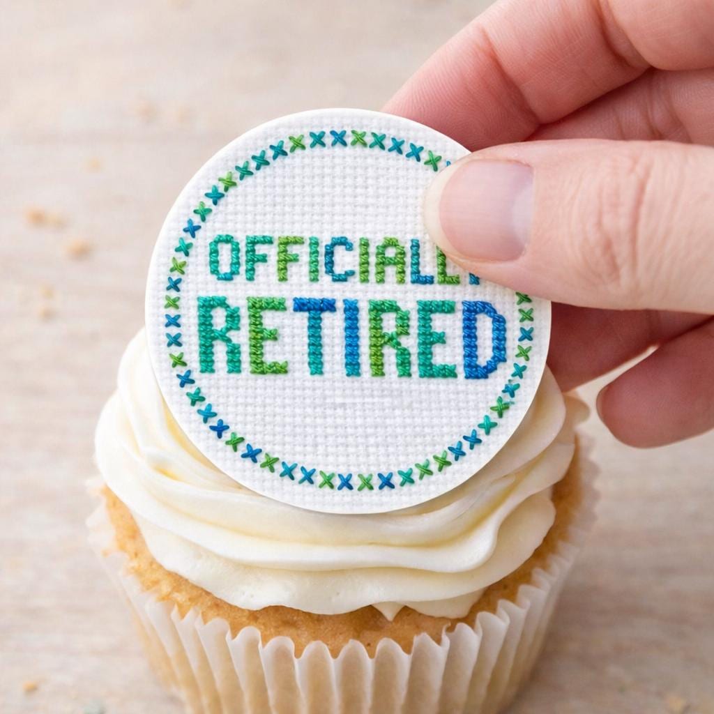 Funny Retirement Cupcake Funny Retirement Cupcake Toppers “I Quit” Party Decorations Edible Topper Cookies