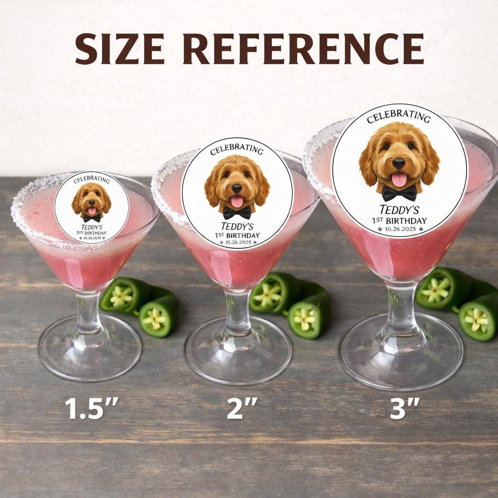 dog birthday party toppers Custom Photo editor